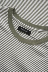 Productfoto 2 van T-shirt met kaki-wit gestreept motief door Matinique voor Heren