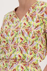 T-shirt met kleurrijke print van Claude Arielle voor Dames