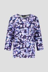T-shirt met paars-blauwe print van Signature voor Dames