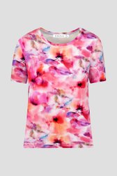 T-shirt met roze bloemenprint van Bicalla voor Dames