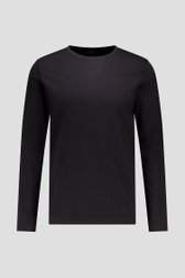 Photo produit 1 de T-shirt noir à manches longues de Liberty Island pour Hommes