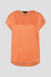 T-shirt orange avec devant blousant de More & More pour Femmes