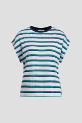 Photo produit 1 de T-shirt rayé à manches courtes de Libelle pour Femmes