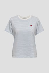 Photo produit 1 de  T-shirt rayé bleu clair  de JDY pour Femmes