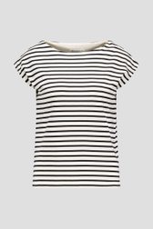 T-shirt rayé écru de D'Auvry pour Femmes