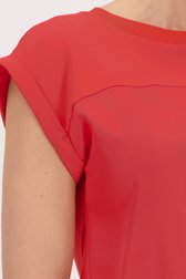 T-shirt rouge satiné de D'Auvry pour Femmes