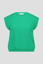 T-shirt sans manches vert de Liberty Island pour Femmes