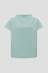 T-shirt texturé vert-bleu de Opus pour Femmes