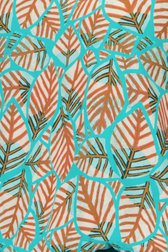 T-shirt turquoise à imprimé géométrique de Libelle pour Femmes