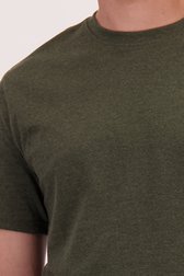Détail de T-shirt vert à col rond de Only & Sons pour Hommes