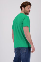 T-shirt vert à col rond de Ravøtt pour Hommes
