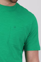 T-shirt vert à col rond de Ravøtt pour Hommes
