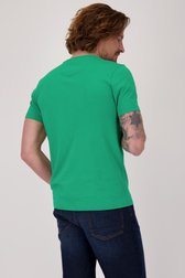 T-shirt vert à imprimé de Ravøtt pour Hommes