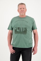 T-shirt vert avec inscription de Jefferson pour Hommes
