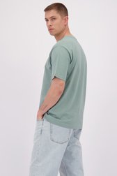 Le dos de T-shirt vert foncé à col rond de Only & Sons pour Hommes