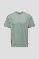 Photo produit 1 de T-shirt vert foncé à col rond de Only & Sons pour Hommes