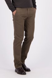 Voorkant van Taupe chino - Louisiana - Regular fit door Brassville voor Heren
