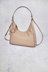 Productfoto 1 van Taupe schoudertas met gouden details door Laurent David voor Dames