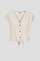 Top beige clair avec lin de JDY pour Femmes