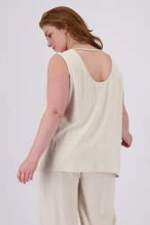 Top beige clair de Only Carmakoma pour Femmes