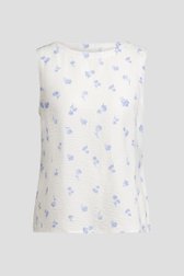 Photo produit 1 de Top blanc à motif floral de Libelle pour Femmes