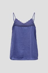 Top bleu avec décolleté en V ondulé de Only Carmakoma pour Femmes