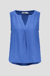 Top bleu en tissu fin gaufré de Liberty Loving nature pour Femmes