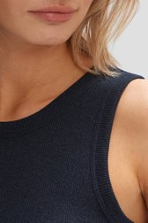 Détail de Top bleu foncé avec fil brillant de Opus pour Femmes