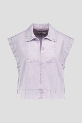 Top en denim sans manches lilas de Louise pour Femmes