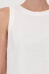 Top en lin blanc de Liberty Island pour Femmes