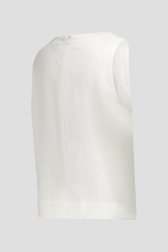 Top en lin blanc de Liberty Island pour Femmes
