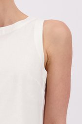 Détail de Top en lin écru de Liberty Island pour Femmes