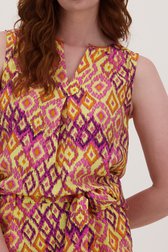 Top jaune à imprimé  de Libelle pour Femmes