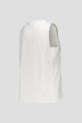 Top sans manches blanche avec col rond de AC by Annelien Coorevits pour Femmes