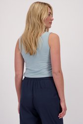 Le dos de Top vert d’eau avec col rond de Libelle pour Femmes