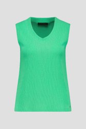 Top vert en tissu texturé  de Claude Arielle pour Femmes