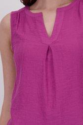 Top violet en tissu fin gaufré de Libelle pour Femmes