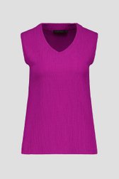 Top violet en tissu texturé  de Claude Arielle pour Femmes