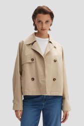 Trench-coat court beige de Opus pour Femmes