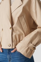 Trenchcoat beige courte de Opus pour Femmes