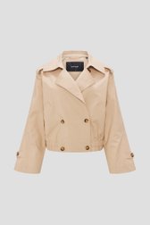 Trenchcoat beige courte de Opus pour Femmes