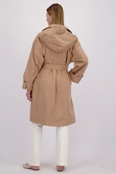 Le dos de Trenchcoat beige mi-long de D'Auvry pour Femmes