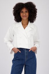 Trenchcoat courte blanche de Louise pour Femmes