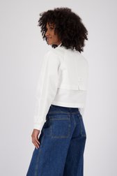 Trenchcoat courte blanche de Louise pour Femmes