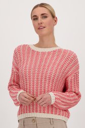 Trui in koraalroze-beige van Opus voor Dames