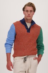 Trui met colour block - Collectie Metejoor van Ravøtt voor Heren