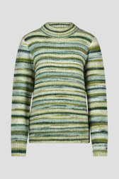 Trui met groen-blauw patroon van Libelle voor Dames