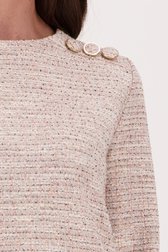 Truitje in pastel bouclé van Claude Arielle voor Dames