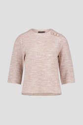 Truitje in pastel bouclé van Claude Arielle voor Dames