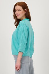 Turquoise cardigan van Libelle voor Dames